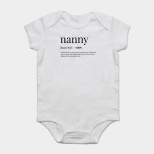 Nanny Definition Baby Bodysuit